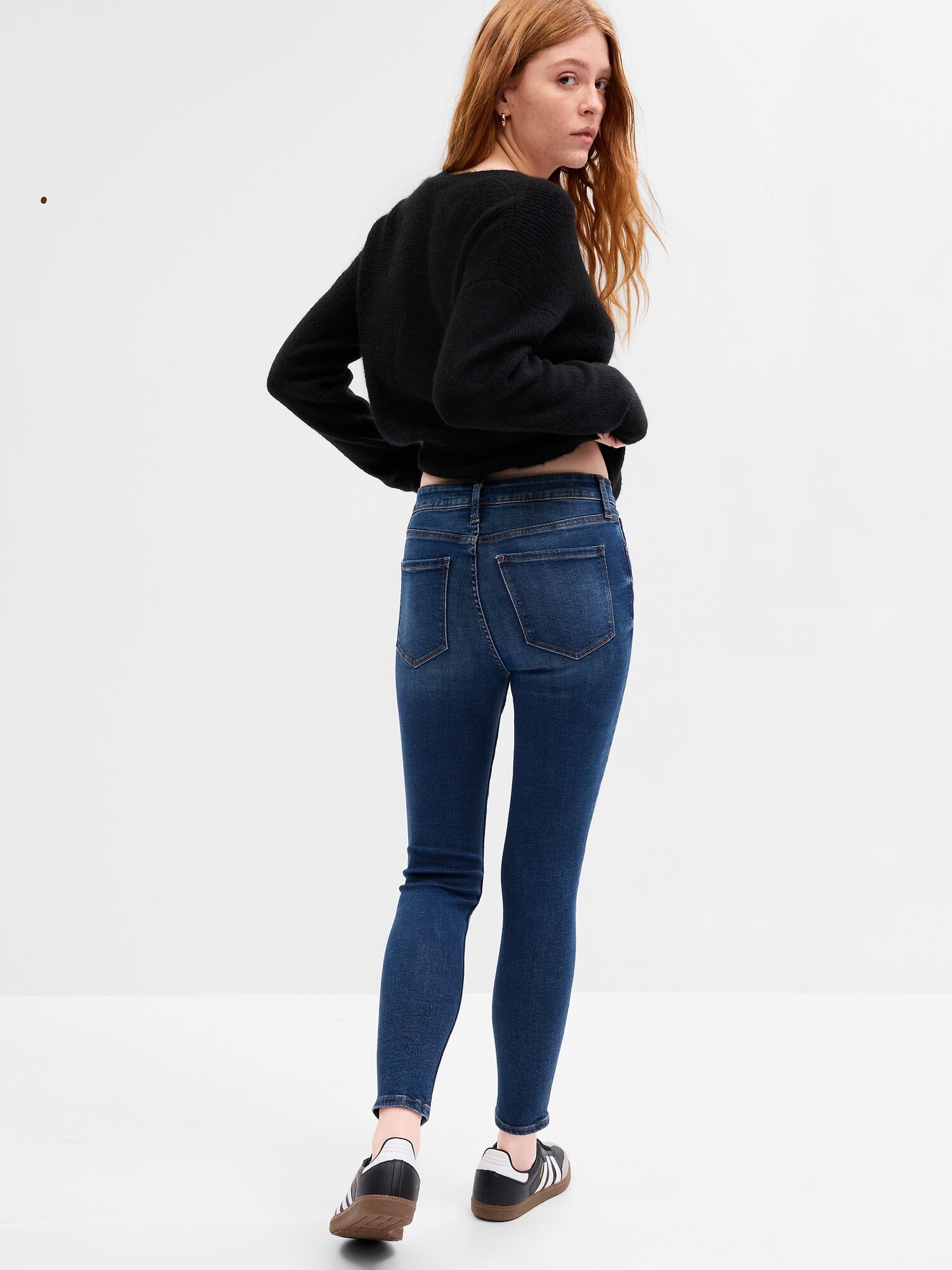 Shop High Rise Universal Legging Jeans With Washwell for Women GAP UAE
