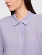 Linen-Blend Easy Shirt