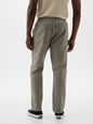 Linen-Cotton Pull-On Pants