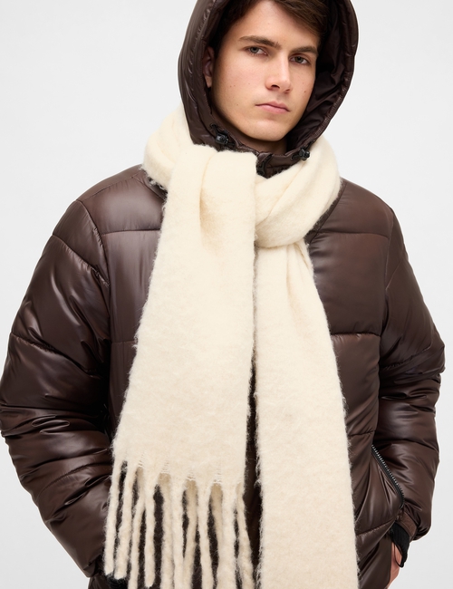 Brushed Fringe Scarf