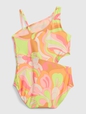 Kids 100% Recycled Cutout Swim One-Piece