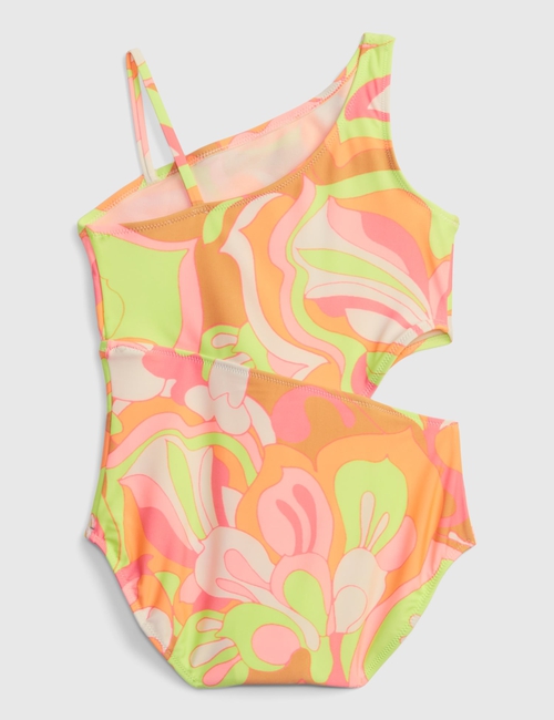 Kids 100% Recycled Cutout Swim One-Piece