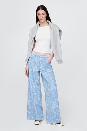 BAGGY MR LASER FLORAL PRINT