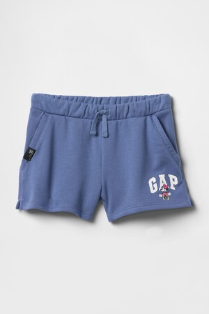 GapKids | Disney Mickey Mouse Relaxed Logo Pull-On Shorts