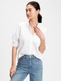 Fitted Boyfriend Shirt in Oxford