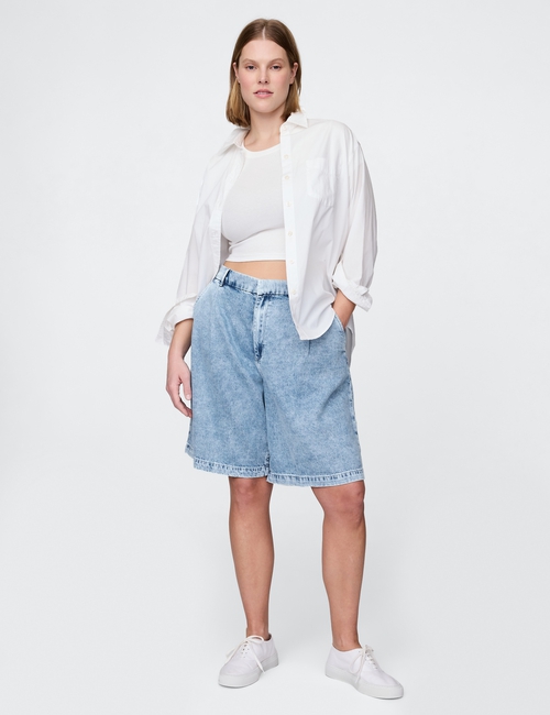 365 High Rise UltraSoft Longline Trouser Shorts