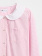 GAP X SL PETER PAN COLLAR CROPPED LS SHIRT