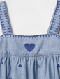 Baby & Toddler Chambray Heart Outfit Set