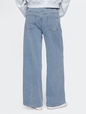 Mid Rise Knit Easy Baggy Jeans