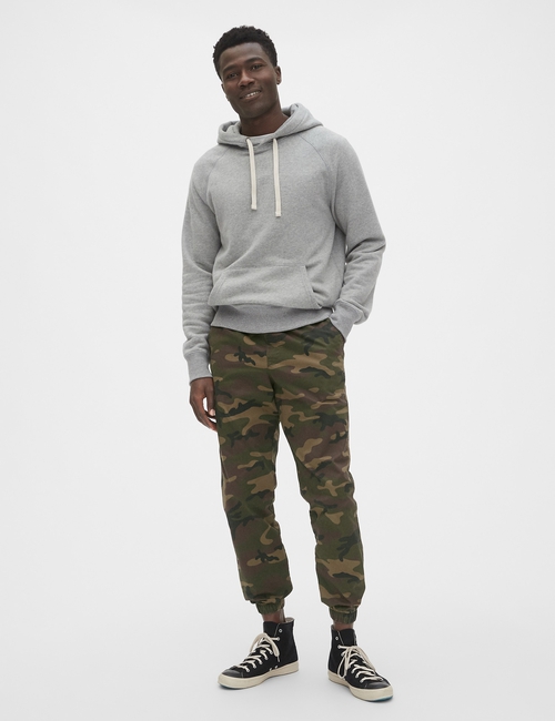 Slim Canvas Joggers with GapFlex