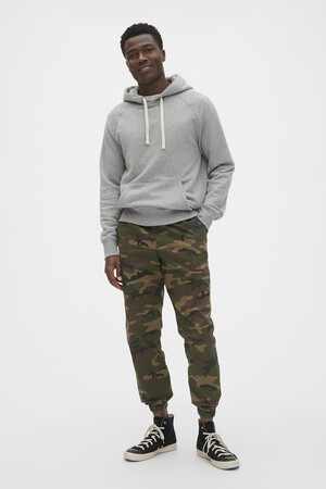 Slim Canvas Joggers with GapFlex