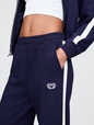 Vintage Soft Wide-Leg Logo Track Pants