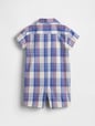 Baby Poplin Pocket Shorty One-Piece