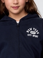 Kids Vintage Soft Full-Zip Sport Logo Hoodie