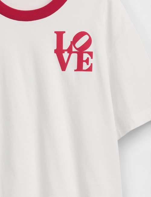 Robert Indiana LOVE Crop T-Shirt