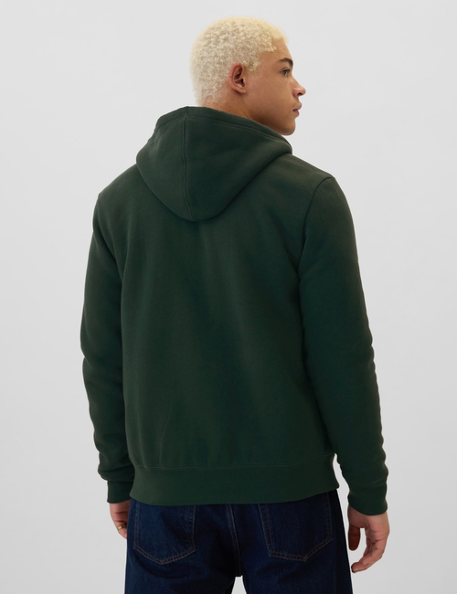 Gap Logo Sherpa-Lined Zip Hoodie