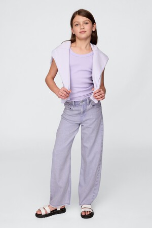 Kids UltraSoft Low Rise Stride Wide-Leg Jeans