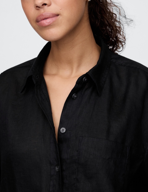 100% Linen Oversized Shirt