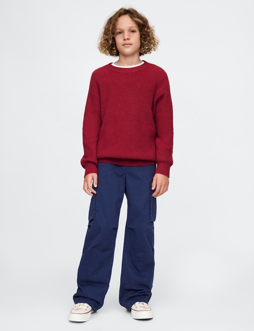CashSoft Rib Crewneck Sweater
