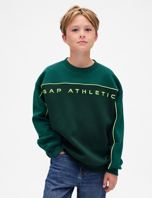 Kids VintageSoft Colorblock Logo Sweatshirt
