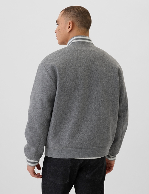 Relaxed Varsity Bomber Jacket