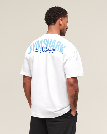 Power Overlay Oversized Graphic T-Shirt