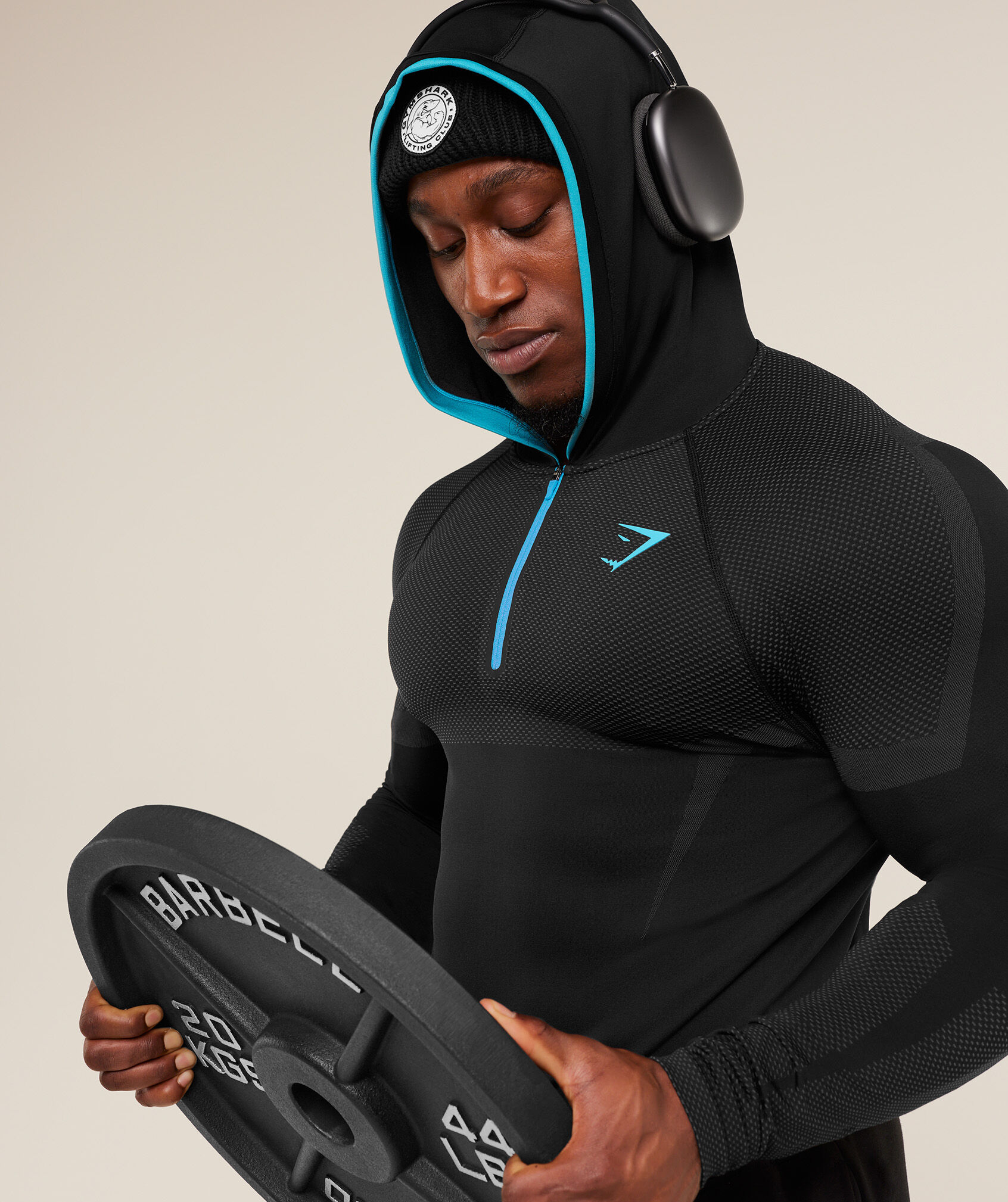  ONYX 5.0 SEAMLESS hoodie 【未開封】 Gymshark Onyx 5.0 Seamless Hoodie Black/Onyx Grey Men's - SS26 - US