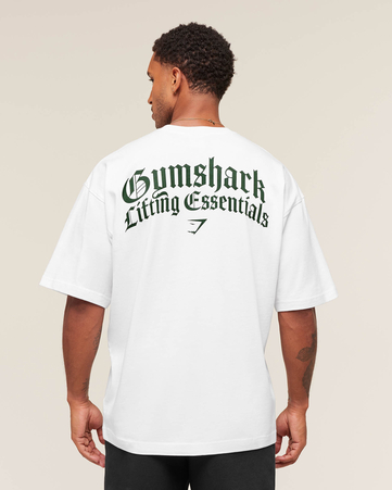 Lifting Essentials Gothic Graphic Oversized T-Shirt