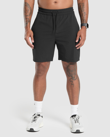 Stretch Woven Cargo Shorts