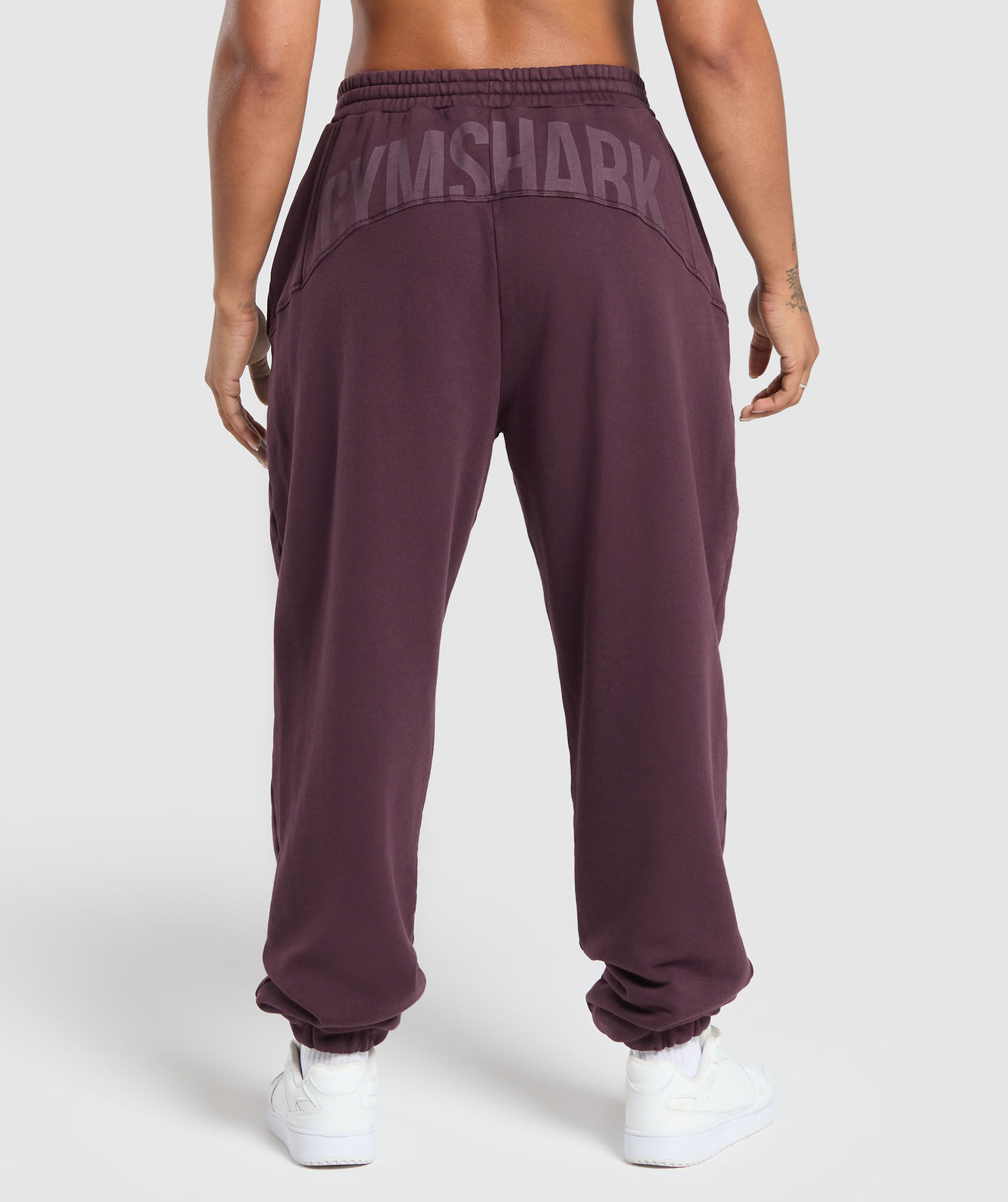 Shop Gymshark Power Washed Joggers Depth Purple Acid Wash Gymshark Oman