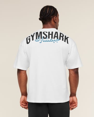 Power Overlay Oversized Graphic T-Shirt