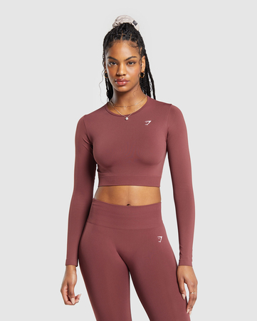 Everyday Seamless Long Sleeve Crop Top