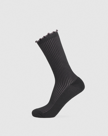 Frill Crew Single Sock