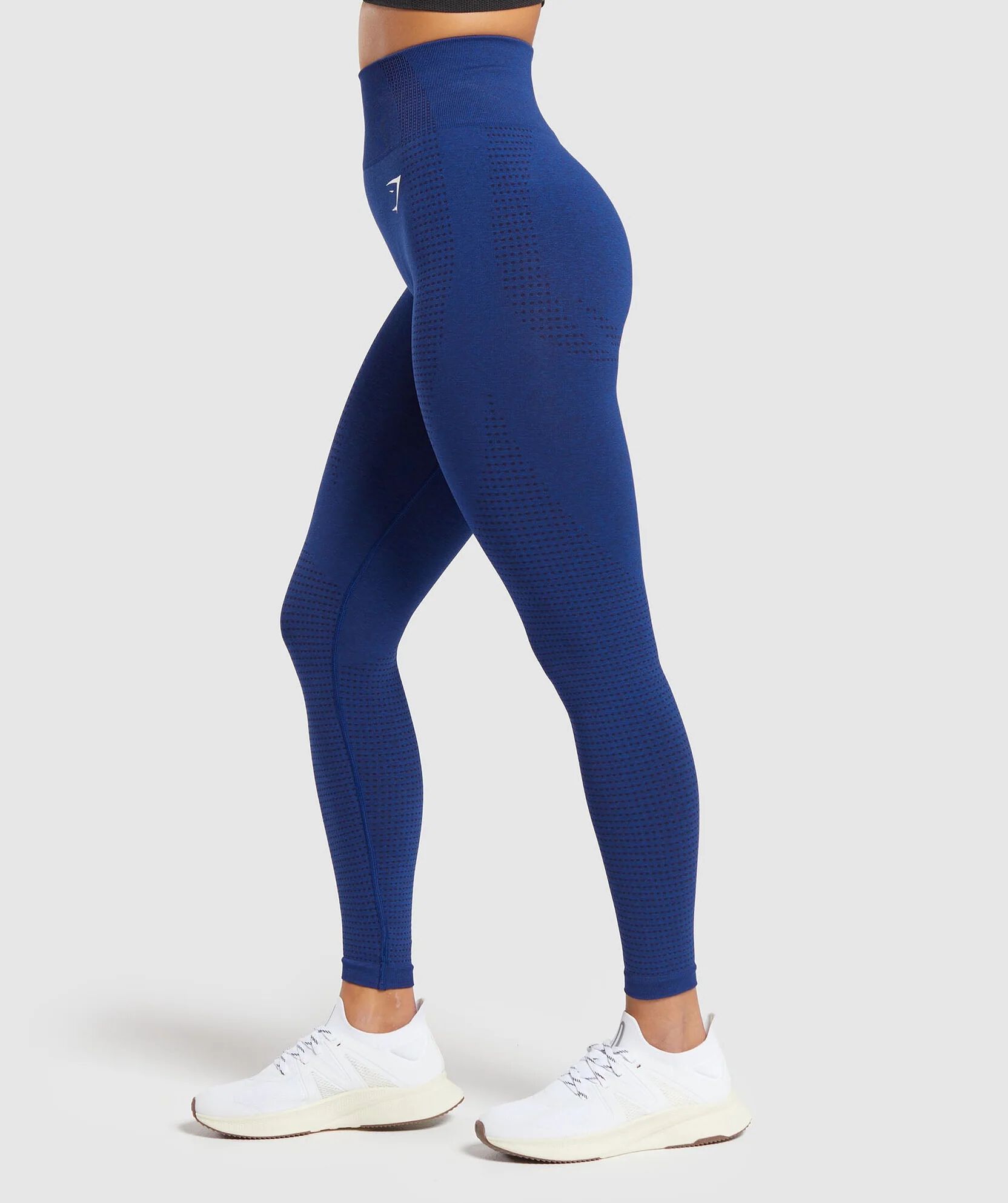 Shop Vital Seamless 2.0 Leggings Stellar Blue Marl Gymshark Dubai UAE