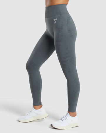 Vital Seamless Leggings:Strong Grey/ Marl:S