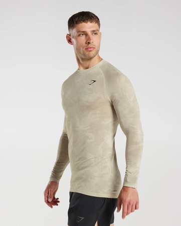 Geo Seamless Long Sleeve T-Shirt