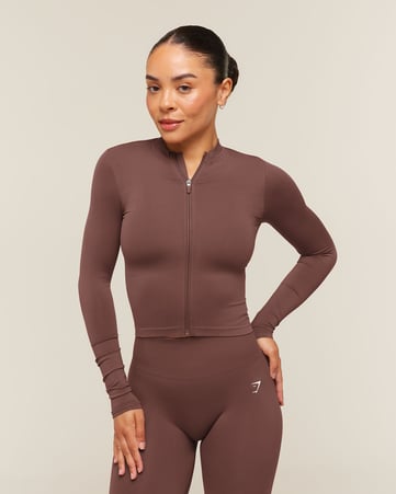 Everyday Seamless Zip Tracktop