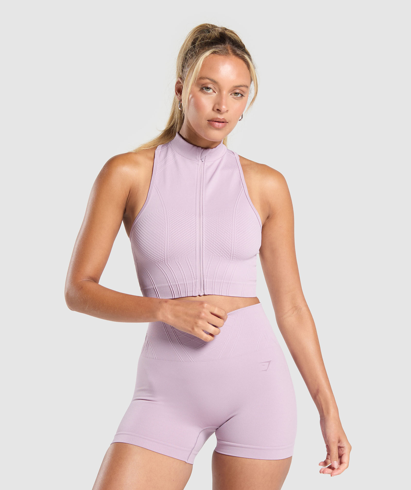 Corset Seamless Crop Tank