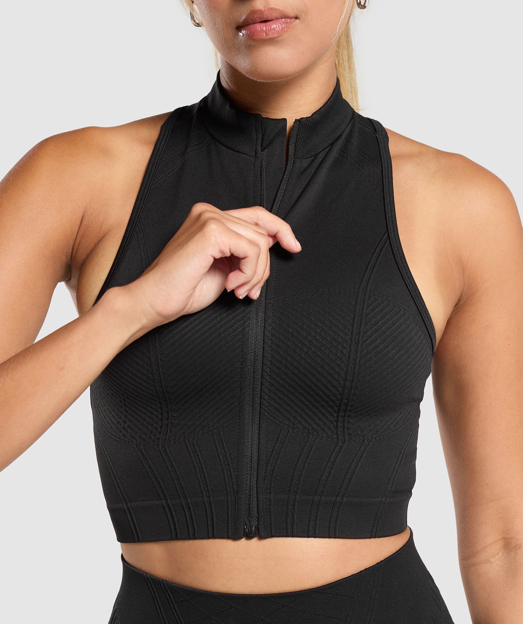 Corset Seamless Crop Tank