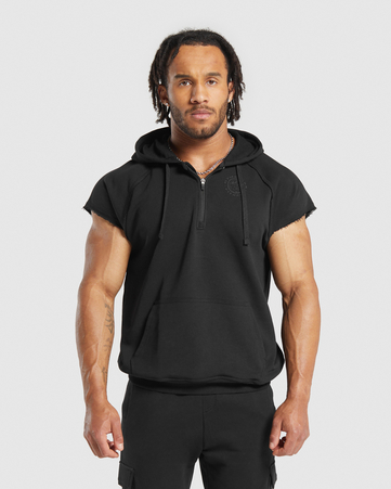 Legacy 1/4 Zip Cap Sleeve Hoodie