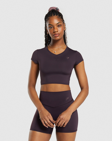 Elevate Ruched Crop Top