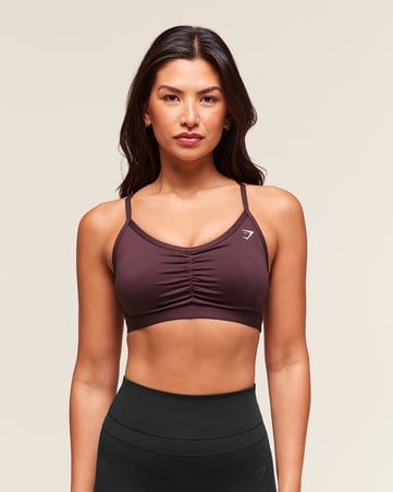 Ruched Sports Bra