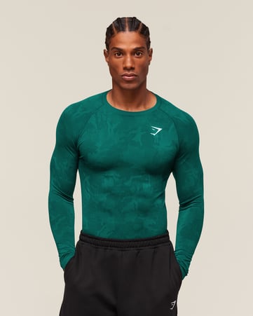 Geo Seamless Long Sleeve T-Shirt