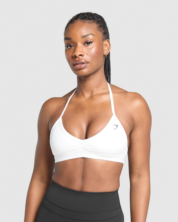 Minimal Halterneck Sports Bra