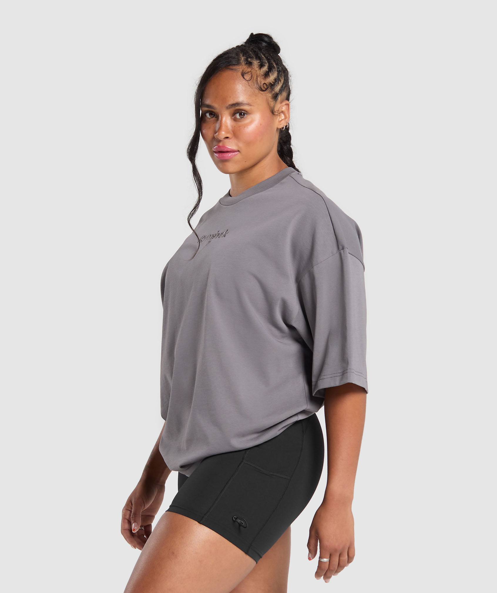 Embroidered Gymshark Oversized T-Shirt
