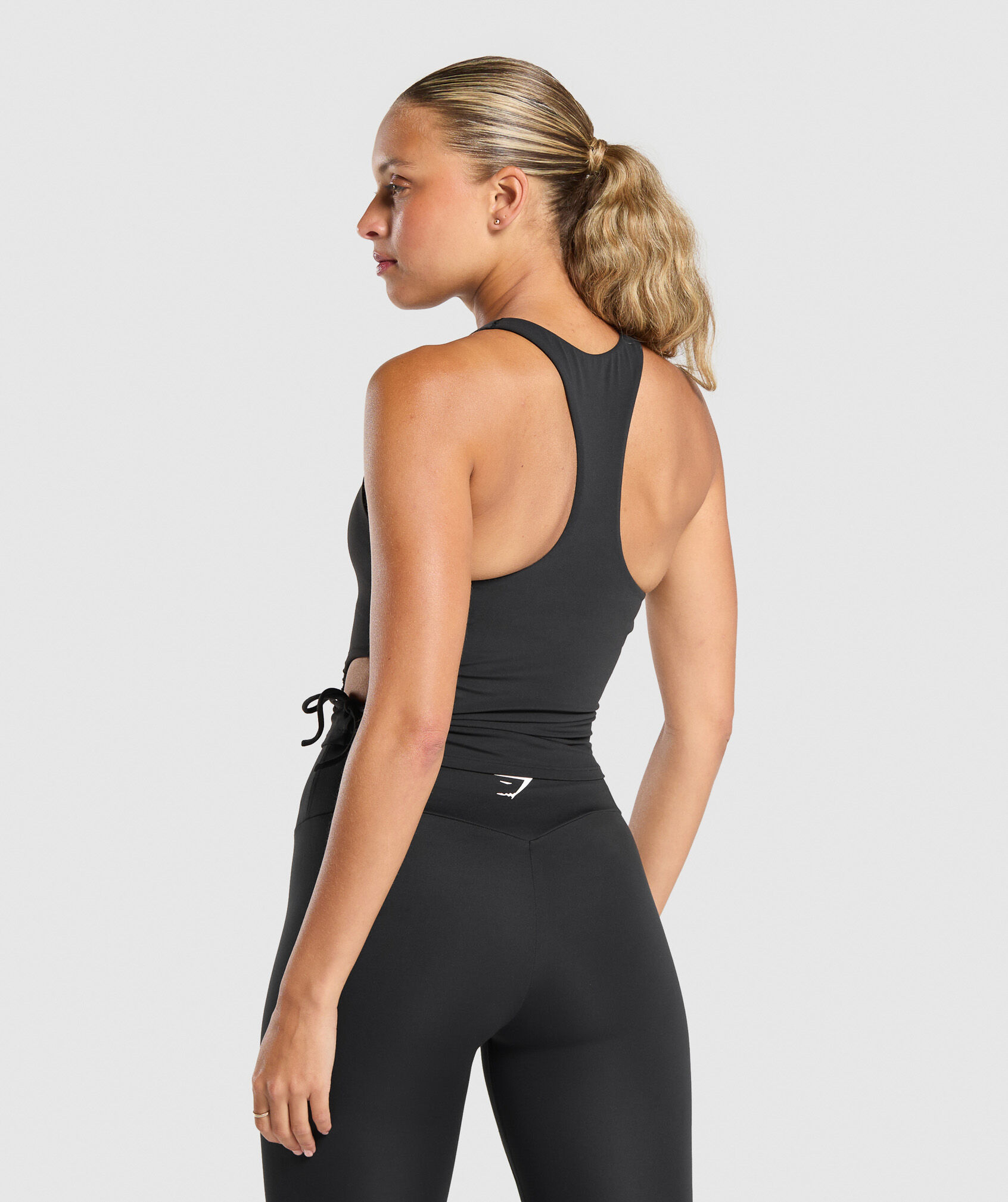 Ruched Side Shelf Tank