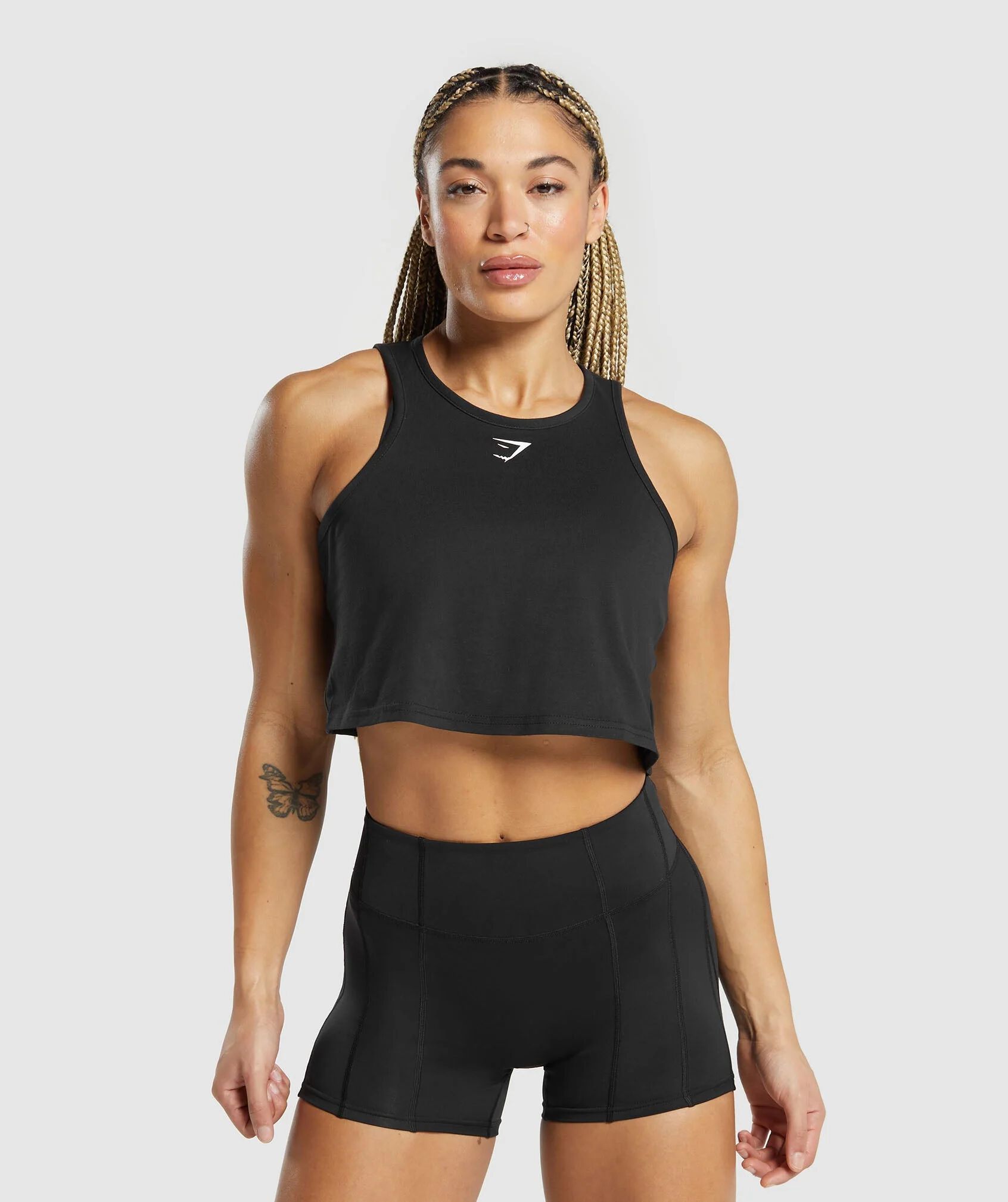 Tight fit crop top hot sale