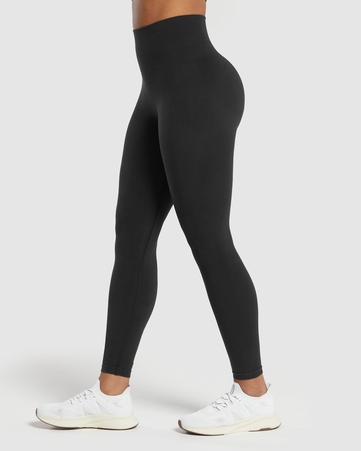 Ribbed Cotton Seamless Leggings