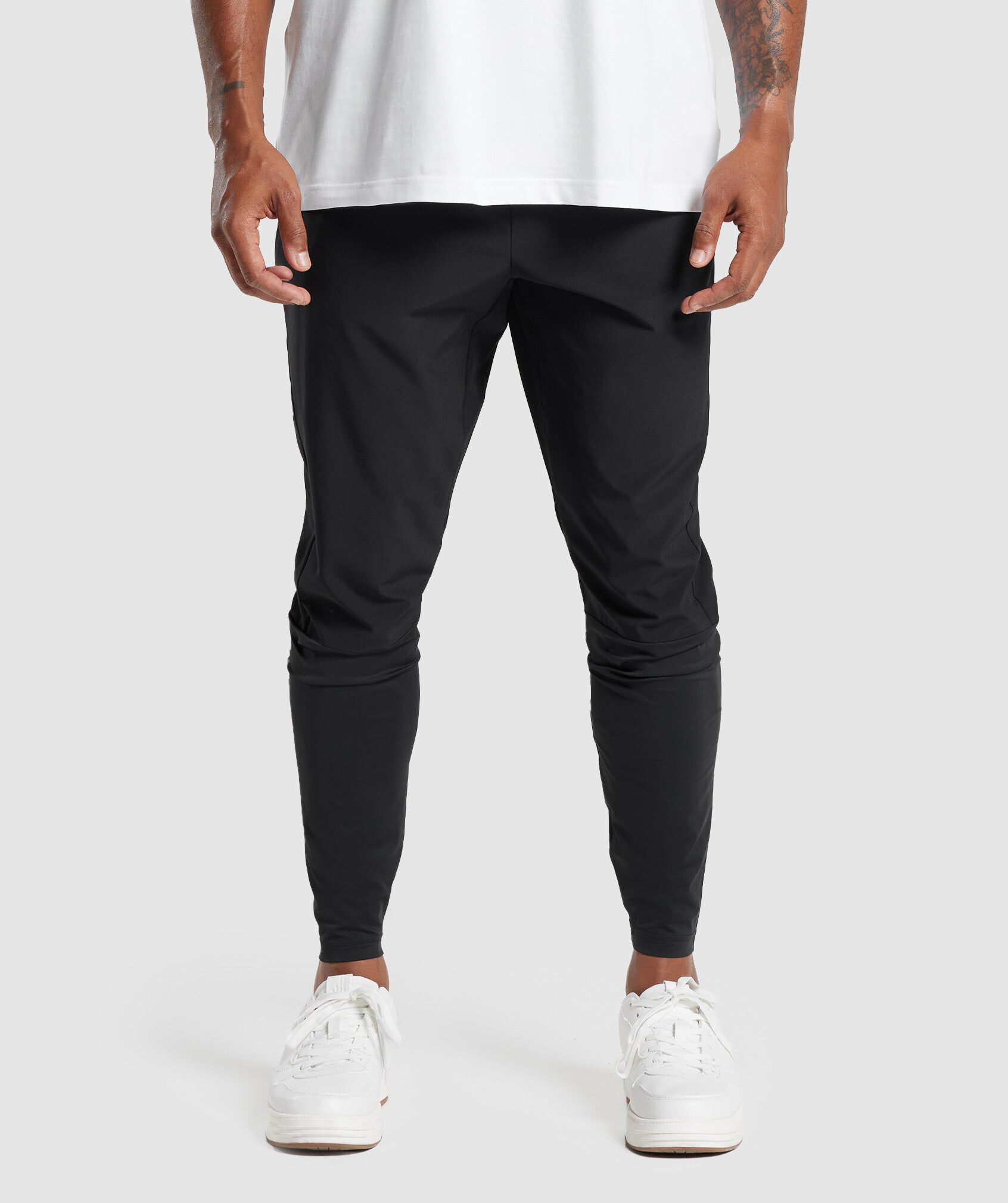 Shop Sport Run Joggers Black Gymshark Oman