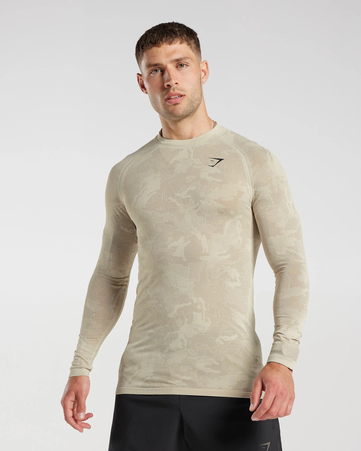 Geo Seamless Long Sleeve T-Shirt